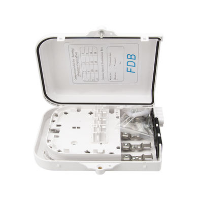 comprar Base blanca negra de la caja de distribución de fibra óptica del OEM FTTX 8 con 1 divisor de 8 PLC Fabricación en línea
