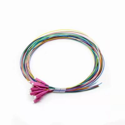 comprar 12 núcleos LC UPC Pigtail de fibra óptica Multimodo G657A1 FTTH Pigtail para conexiones de red Fabricación en línea