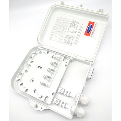 comprar 8 Ports FTTH Terminal Box White Outdoor Corridor PC 8 Core Optic Fiber Distribution Box fabricación en línea
