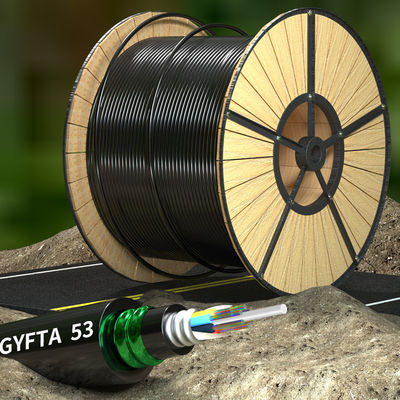 comprar Outdoor 12 Core Armoured Fiber Optic Cable GYFTA53 Armored Optical Cable fabricación en línea