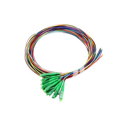 comprar Pigtails de fibra LC personalizados 0,9 mm 2 mm 3 mm Diámetro del cable Cordón de parche Pigtail Fabricación en línea