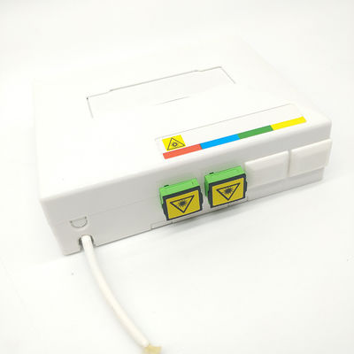 comprar 2 Ports Fiber Optic Terminal Box 10 FTTH Access Indoor Fiber Termination Box fabricación en línea
