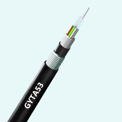 comprar Cable blindado de fibra óptica GYTA53 para la transferencia de datos de velocidad en entornos extremos Fabricación en línea