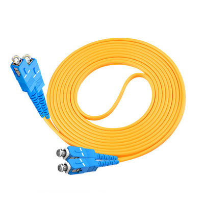 comprar SC/UPC-SC/UPC Duplex Multimode OM3 Jumper Cable Fiber Optic Patch Cord for Networking fabricación en línea