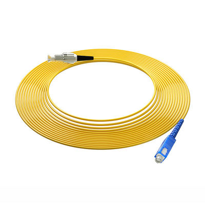 comprar HXCOWO OM3 SC FC LC ST 850nm/1310nm/1550nm Simplex Multi Mode Fiber Optic Cable Patch fabricación en línea
