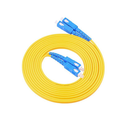 comprar PVC LSZH HXCOWO FTTH 1.6mm 2mm 3mm Duplex SC UPC Jumper 1.5m 3.5m Cable de fibra óptica blindado Fabricación en línea