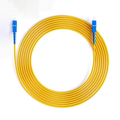 comprar Wiegand Network PVC Jacket SC/UPC Single Mode Simplex Armored Fiber Optic Cable Patch fabricación en línea
