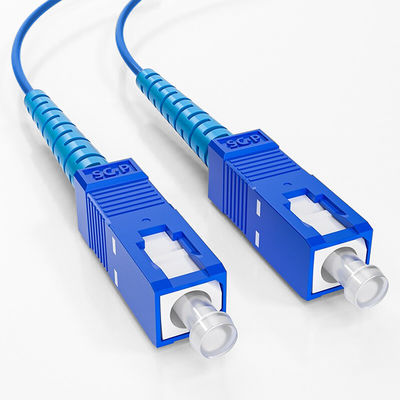 comprar Blue SC SM 2.0 MM 3.0 MM 1M 2M 5M 10M Armored Fiber Patch Cord For FTTN Network fabricación en línea
