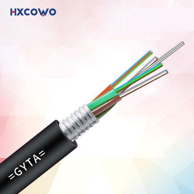 comprar Cable de fibra óptica blindado GYTA de color personalizado para comunicación de tubos sueltos Fabricación en línea
