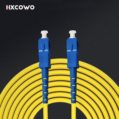 comprar FTTH Armored Fiber Optic Patch Cable G652D G657A1 G657A2 HXCOWO SC SC UPC APC fabricación en línea