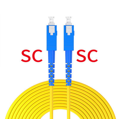 comprar 1 núcleo de cable de parche de fibra óptica SC a SC UPC/APC 2.0 mm/3.0 mm G652D/G657A para el uso en FTTH Fabricación en línea