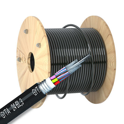comprar Cable blindado de fibra óptica para exteriores de modo único PVC LSZH LSOH PE chaqueta HDPE Fabricación en línea