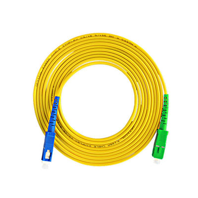 comprar 2.0mm 3.0mm Cordón de parche de fibra de modo único SC SC APC UPC Jumper de fibra Fabricación en línea