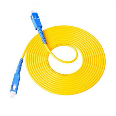 comprar G652D/G657A1/G657A2/OM1/OM2/OM3/OM4 Cordón de parche de fibra óptica con conector SC-SC Fabricación en línea