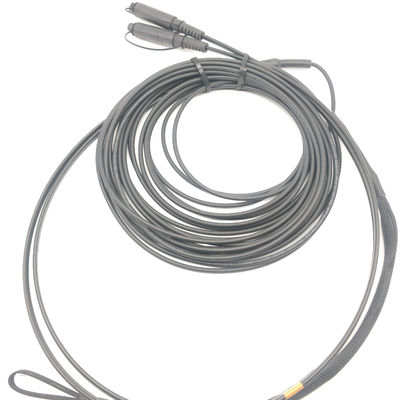 comprar LC/UPC-LC/UPC SM 9/125 7.0 mm Antidrogante para exteriores FTTA Cordón blindado de parches de fibra óptica 1m/2m/3m/100m Fabricación en línea