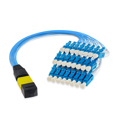 comprar Solución de red 72 fibras OM4 50/125 Multimodo MPO cable de tronco con longitud personalizada Fabricación en línea