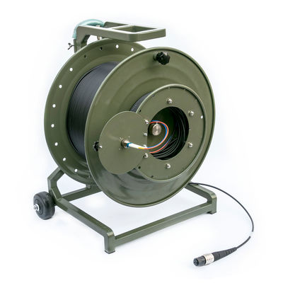 comprar ArmyGreen Tactical Ofc Cable Spiral Armored  Military Tactical Fiber Optic Cable fabricación en línea
