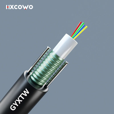 comprar El cable de fribra óptica acorazado al aire libre GYXTW 2-288 quita el corazón a G652D/G657A1/G657A2 el tipo longitud de encargo Fabricación en línea