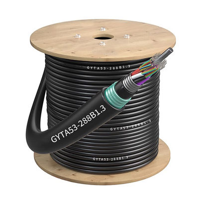 comprar Cable blindado de fibra óptica para exteriores GYTA53 2~216 núcleo 1 km Desarmado para comunicación de telecomunicaciones Fabricación en línea