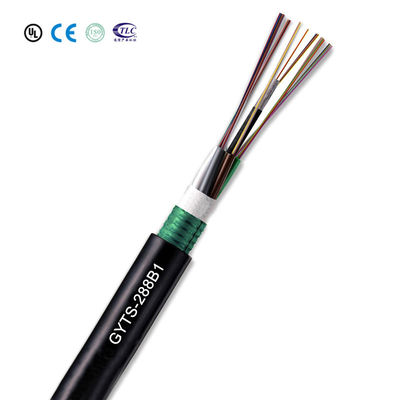 comprar G655 GYTS Outdoor Armored Fiber Optic Cable with ITU G652D and G657A Stranded Loose Tube for High Performance fabricación en línea