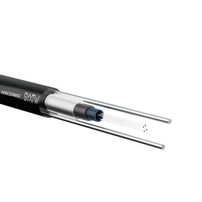Duración personalizada GYXTW Cable de fibra óptica para el proyecto de cámara de vigilancia aérea al aire libre Tipo de fibra G652D/G657A1/G657A2 4-12 núcleo