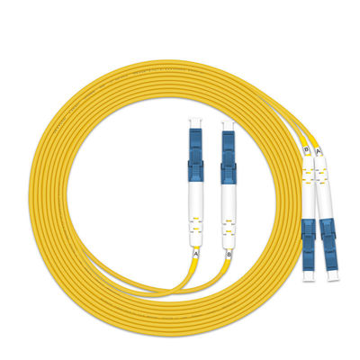 MM OM3 2mm/3mm Duplex LC/UPC Cable de parche de fibra óptica para colores personalizados Beneficio